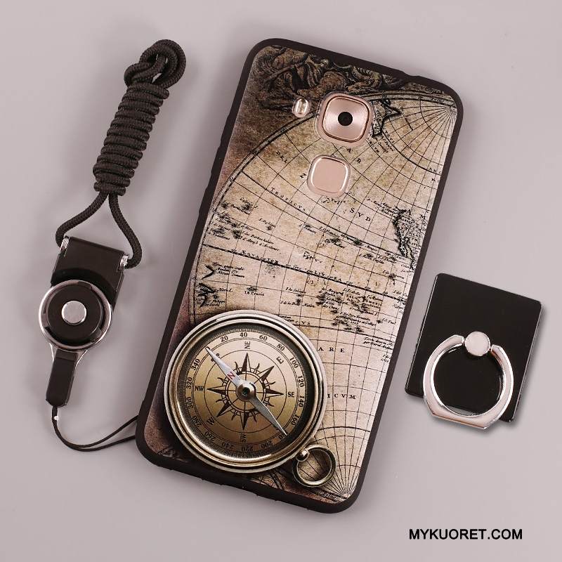 Kuori Huawei G9 Plus Pehmeä Neste Valkoinen Puhelimen Kuoret, Kotelo Huawei G9 Plus Silikoni Ripustettavat Koristeet