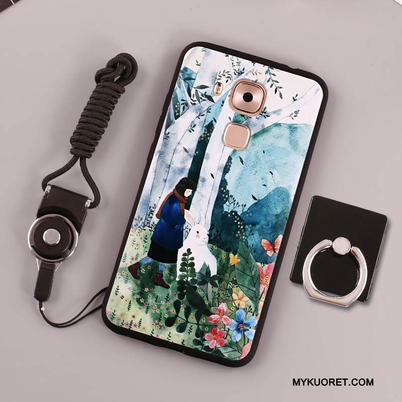 Kuori Huawei G9 Plus Pehmeä Neste Valkoinen Puhelimen Kuoret, Kotelo Huawei G9 Plus Silikoni Ripustettavat Koristeet