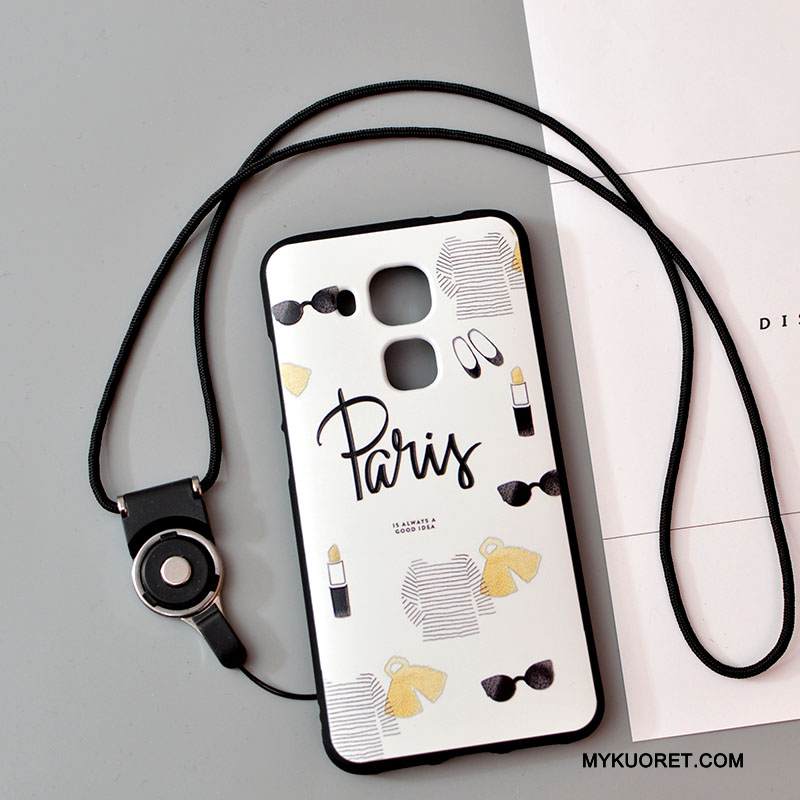 Kuori Huawei G9 Plus Sarjakuva Puhelimen Kuoret Vaaleansininen, Kotelo Huawei G9 Plus Pehmeä Neste Trendi Ripustettavat Koristeet