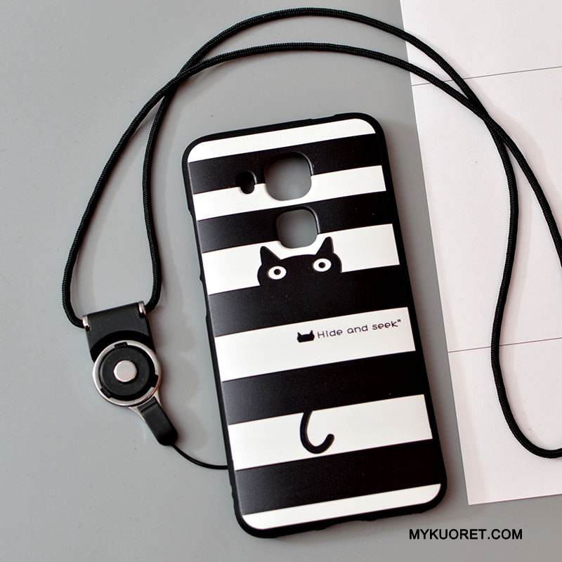 Kuori Huawei G9 Plus Sarjakuva Puhelimen Kuoret Vaaleansininen, Kotelo Huawei G9 Plus Pehmeä Neste Trendi Ripustettavat Koristeet