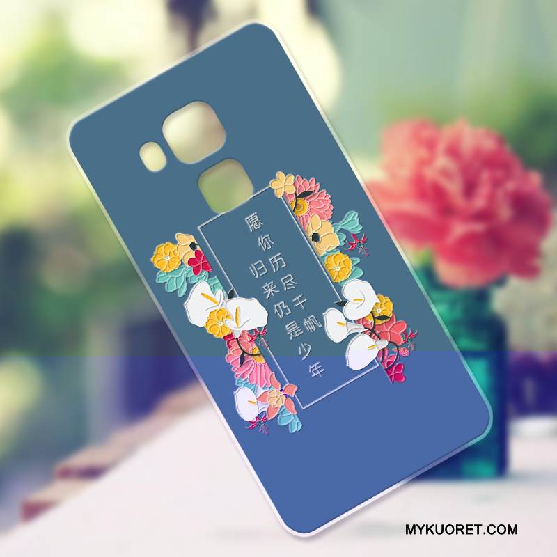 Kuori Huawei G9 Plus Silikoni Murtumaton Puhelimen Kuoret, Kotelo Huawei G9 Plus Laukut Kustannukset Sininen