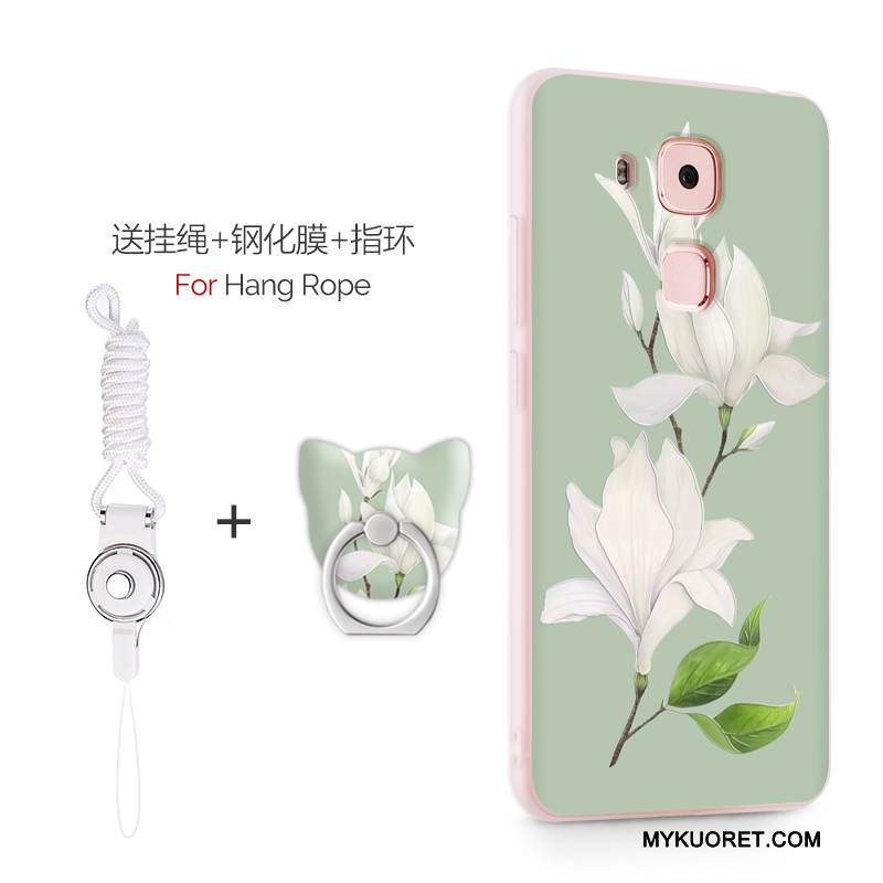 Kuori Huawei G9 Plus Silikoni Pesty Suede Vaalean, Kotelo Huawei G9 Plus Suojaus Trendi Violetti