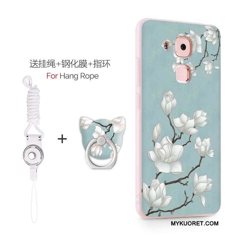 Kuori Huawei G9 Plus Silikoni Pesty Suede Vaalean, Kotelo Huawei G9 Plus Suojaus Trendi Violetti