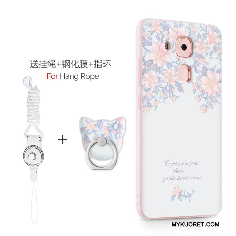 Kuori Huawei G9 Plus Silikoni Pesty Suede Vaalean, Kotelo Huawei G9 Plus Suojaus Trendi Violetti