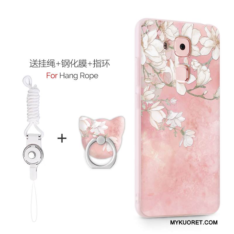 Kuori Huawei G9 Plus Silikoni Pesty Suede Vaalean, Kotelo Huawei G9 Plus Suojaus Trendi Violetti