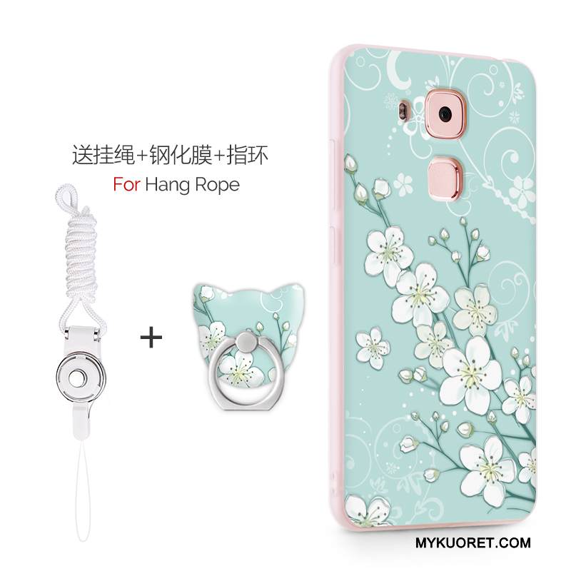 Kuori Huawei G9 Plus Silikoni Pesty Suede Vaalean, Kotelo Huawei G9 Plus Suojaus Trendi Violetti