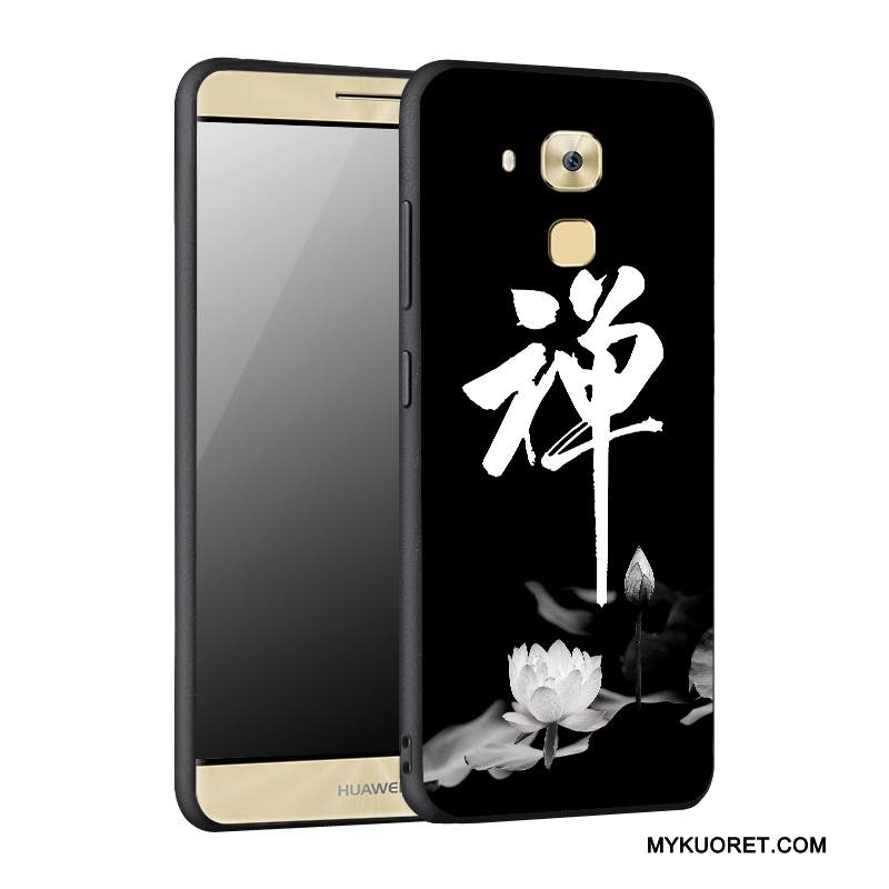 Kuori Huawei G9 Plus Silikoni Tummansininen Murtumaton, Kotelo Huawei G9 Plus Laukut Puhelimen Kuoret