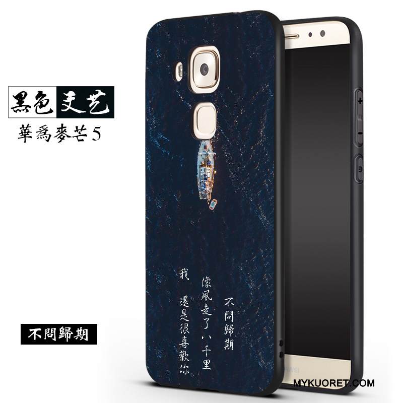 Kuori Huawei G9 Plus Suojaus Persoonallisuus Harmaa, Kotelo Huawei G9 Plus Pehmeä Neste Puhelimen Kuoret Murtumaton