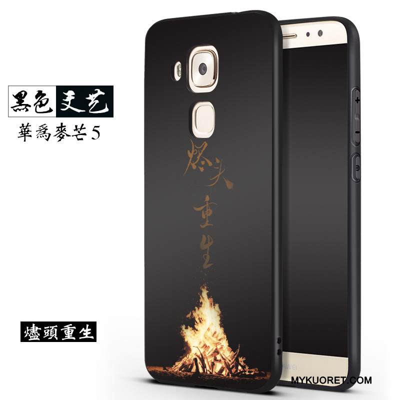 Kuori Huawei G9 Plus Suojaus Persoonallisuus Harmaa, Kotelo Huawei G9 Plus Pehmeä Neste Puhelimen Kuoret Murtumaton