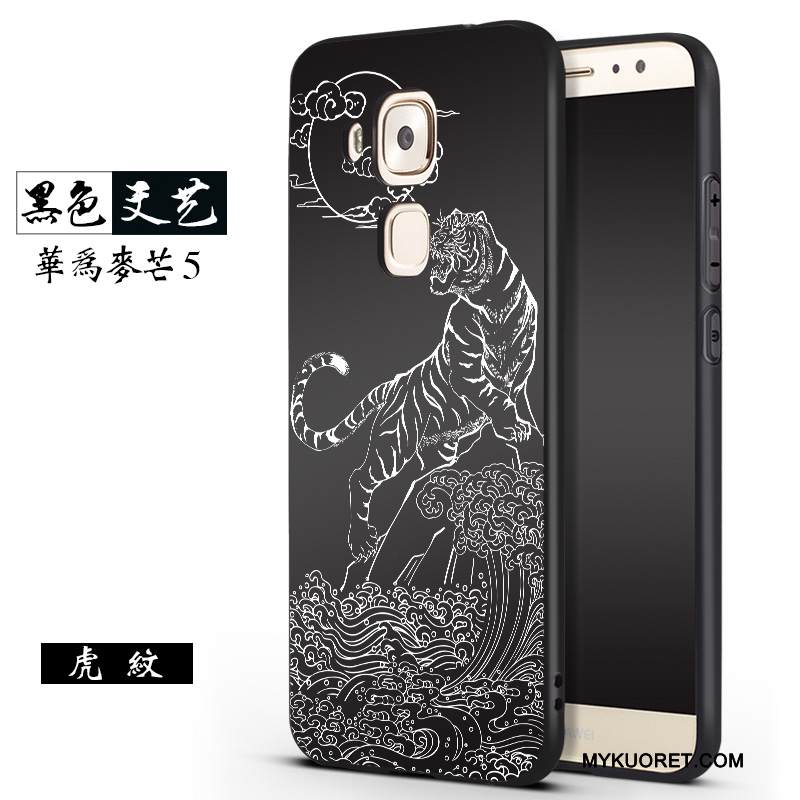 Kuori Huawei G9 Plus Suojaus Persoonallisuus Harmaa, Kotelo Huawei G9 Plus Pehmeä Neste Puhelimen Kuoret Murtumaton