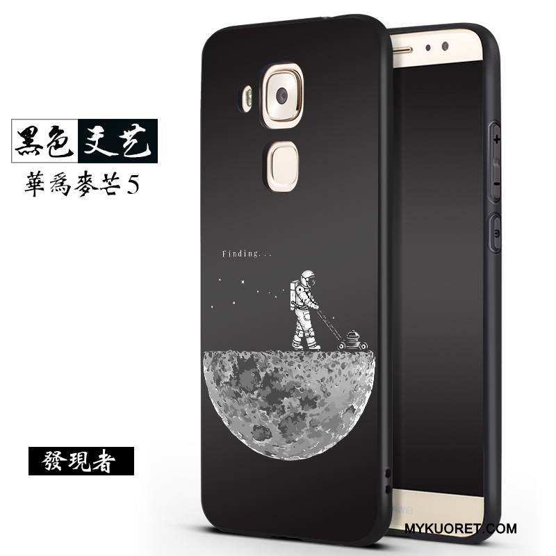 Kuori Huawei G9 Plus Suojaus Persoonallisuus Harmaa, Kotelo Huawei G9 Plus Pehmeä Neste Puhelimen Kuoret Murtumaton