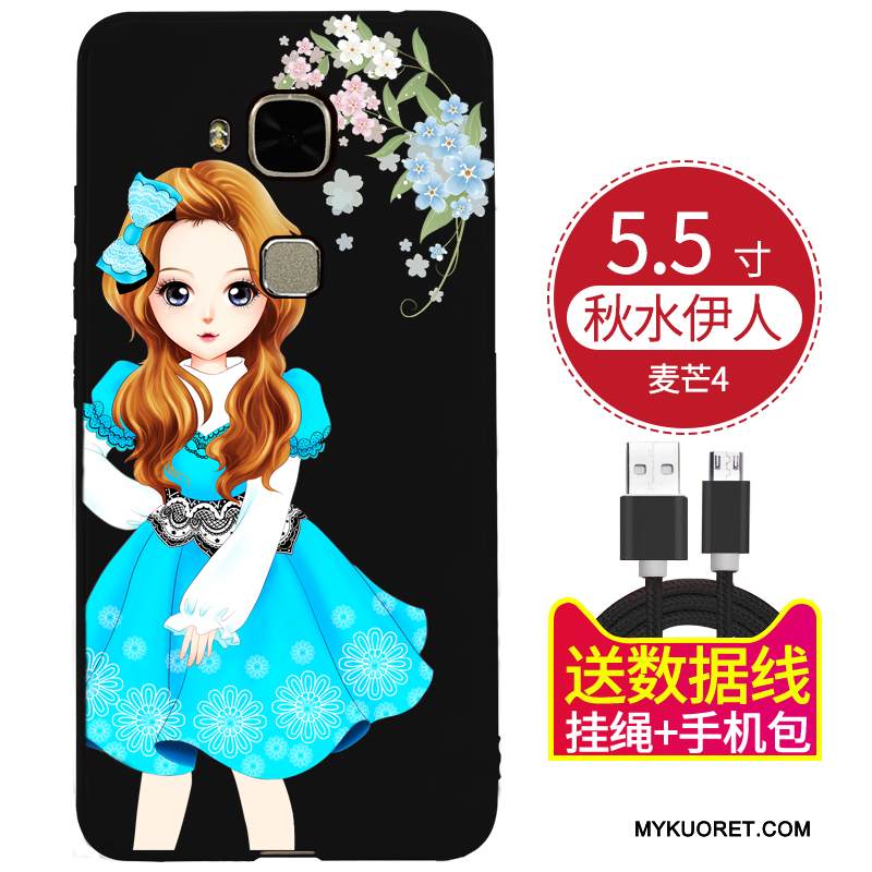 Kuori Huawei G9 Plus Suojaus Puhelimen Kuoret Punainen, Kotelo Huawei G9 Plus Pehmeä Neste Trendi Persoonallisuus