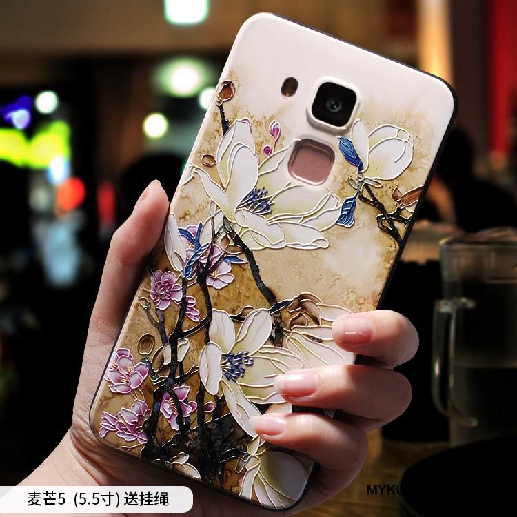 Kuori Huawei G9 Plus Suojaus Punainen Ultra, Kotelo Huawei G9 Plus Pehmeä Neste Ohut Ripustettavat Koristeet