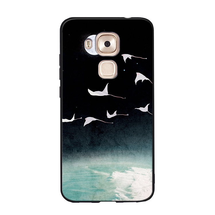 Kuori Huawei G9 Plus Suojaus Taide Vaaleansininen, Kotelo Huawei G9 Plus Laukut Yksinkertainen