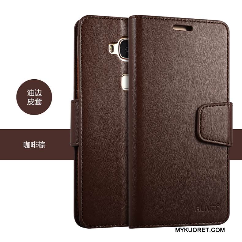 Kuori Huawei G9 Plus Suojaus Vihreä Puhelimen Kuoret, Kotelo Huawei G9 Plus Nahka