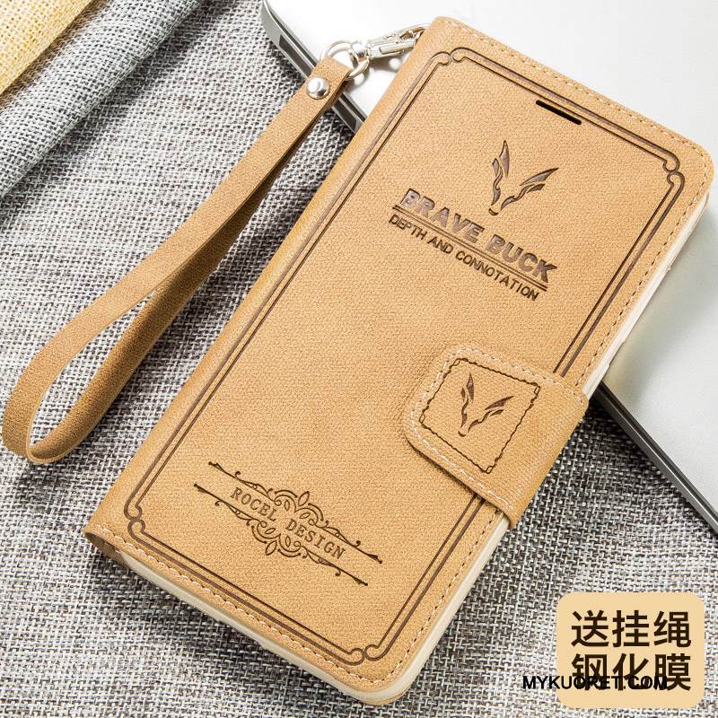 Kuori Huawei G9 Plus Vuosikerta Puhelimen Kuoret Tuuli, Kotelo Huawei G9 Plus Nahka Syvä Väri Murtumaton