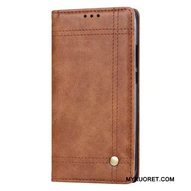 Kuori Huawei Mate 10 Kuoret Kortti Punainen, Kotelo Huawei Mate 10 Nahka Puhelimen Kuoret