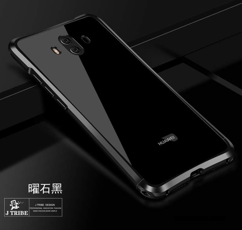 Kuori Huawei Mate 10 Laukut Kehys Sininen, Kotelo Huawei Mate 10 Metalli Puhelimen Kuoret Murtumaton