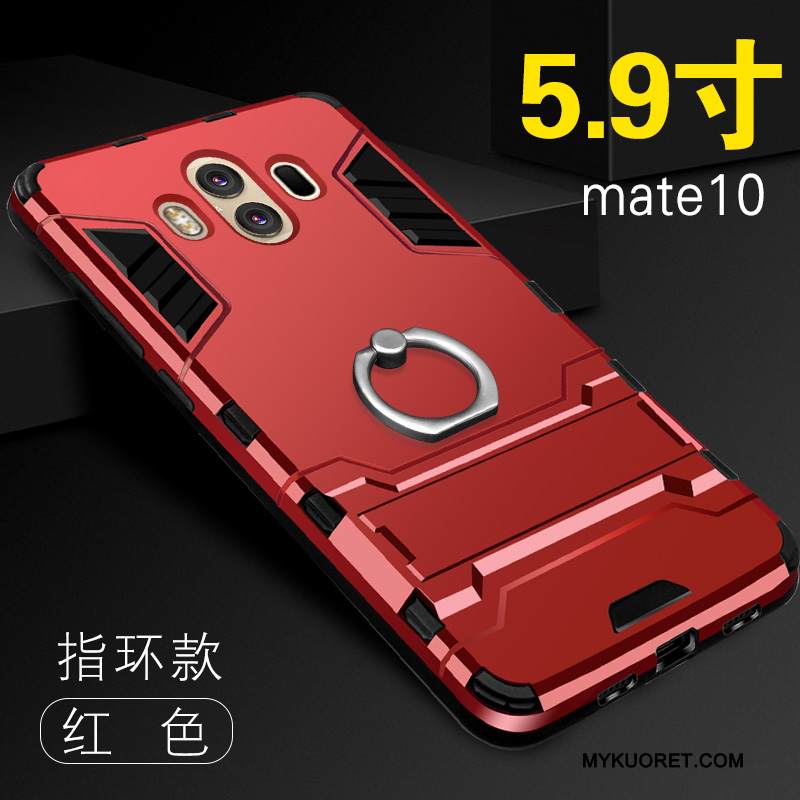 Kuori Huawei Mate 10 Laukut Murtumaton Puhelimen Kuoret, Kotelo Huawei Mate 10 Silikoni Pesty Suede Trendi
