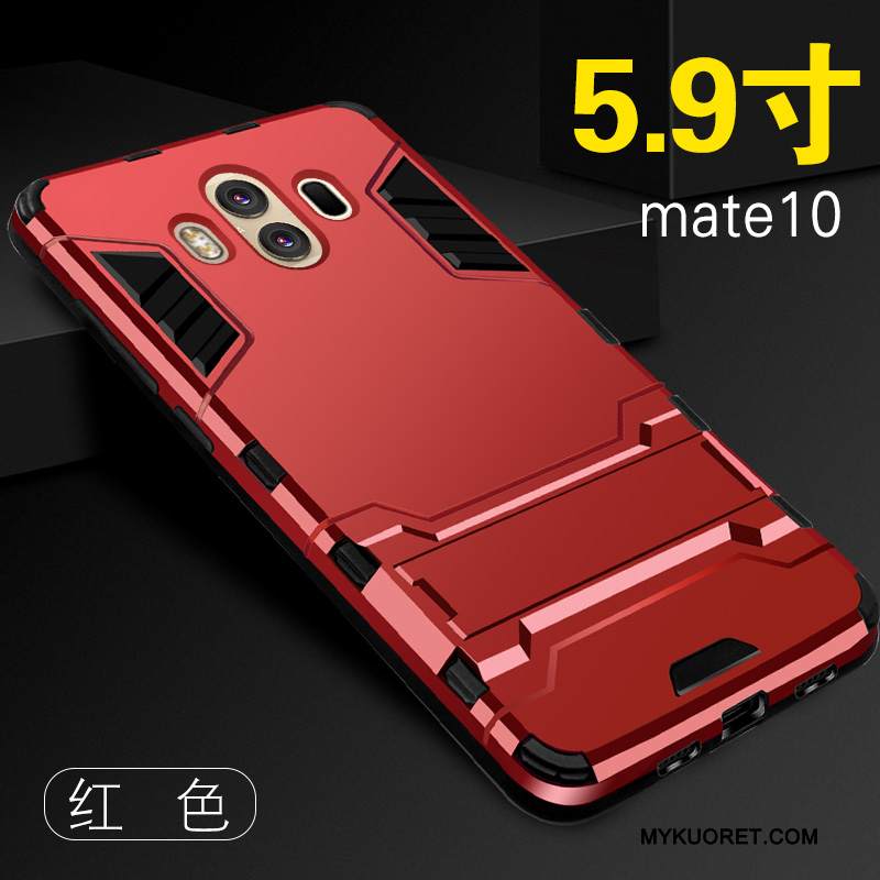 Kuori Huawei Mate 10 Laukut Murtumaton Puhelimen Kuoret, Kotelo Huawei Mate 10 Silikoni Pesty Suede Trendi