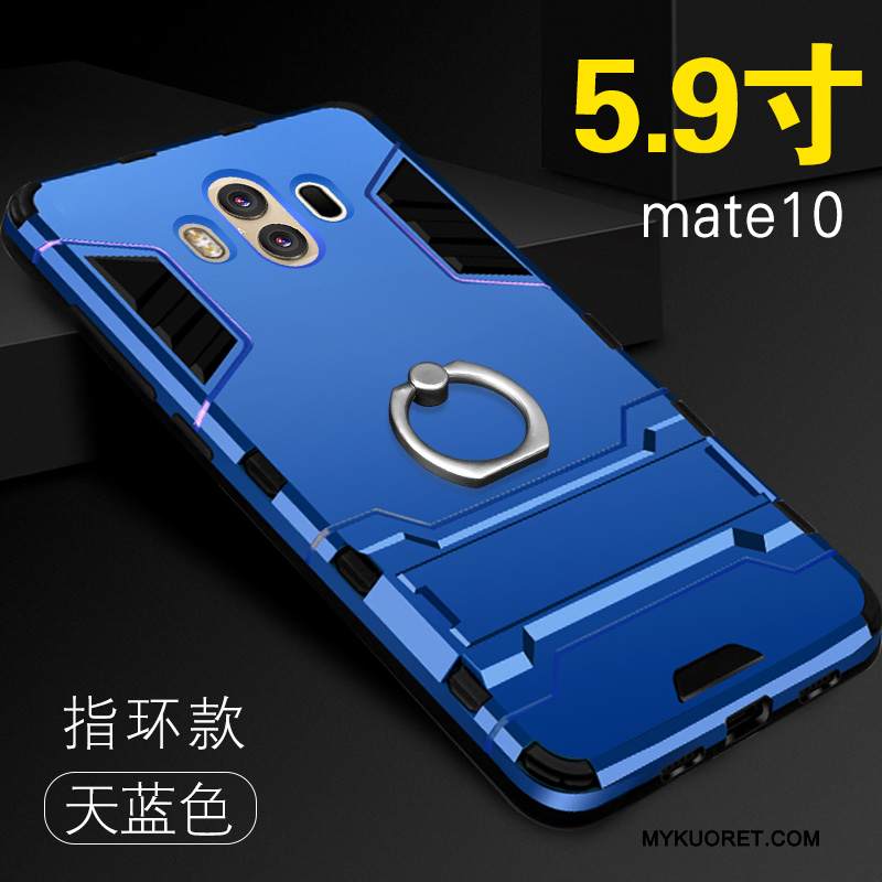 Kuori Huawei Mate 10 Laukut Murtumaton Puhelimen Kuoret, Kotelo Huawei Mate 10 Silikoni Pesty Suede Trendi
