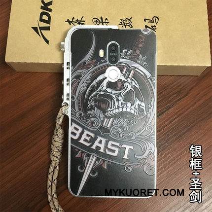 Kuori Huawei Mate 10 Laukut Musta Murtumaton, Kotelo Huawei Mate 10 Metalli Trendi Puhelimen Kuoret