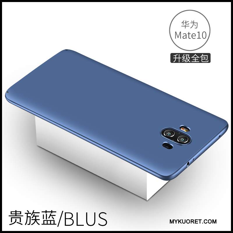 Kuori Huawei Mate 10 Laukut Musta Murtumaton, Kotelo Huawei Mate 10 Silikoni Pesty Suede Kova