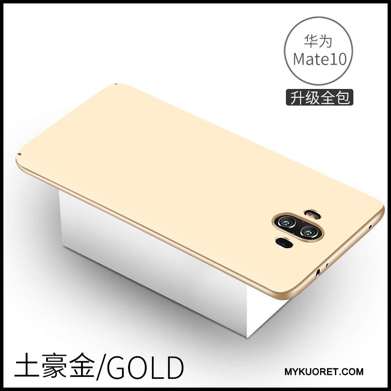 Kuori Huawei Mate 10 Laukut Musta Murtumaton, Kotelo Huawei Mate 10 Silikoni Pesty Suede Kova