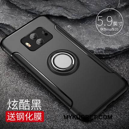 Kuori Huawei Mate 10 Laukut Panssari Punainen, Kotelo Huawei Mate 10 Silikoni Murtumaton Rengas