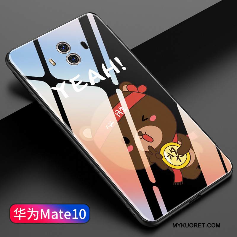 Kuori Huawei Mate 10 Laukut Persoonallisuus Jauhe, Kotelo Huawei Mate 10 Luova Lasi Puhelimen Kuoret