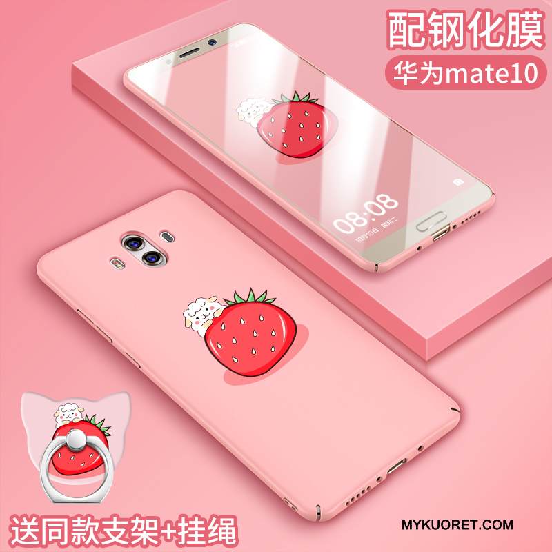 Kuori Huawei Mate 10 Laukut Persoonallisuus Murtumaton, Kotelo Huawei Mate 10 Sarjakuva Vihreä Ihana