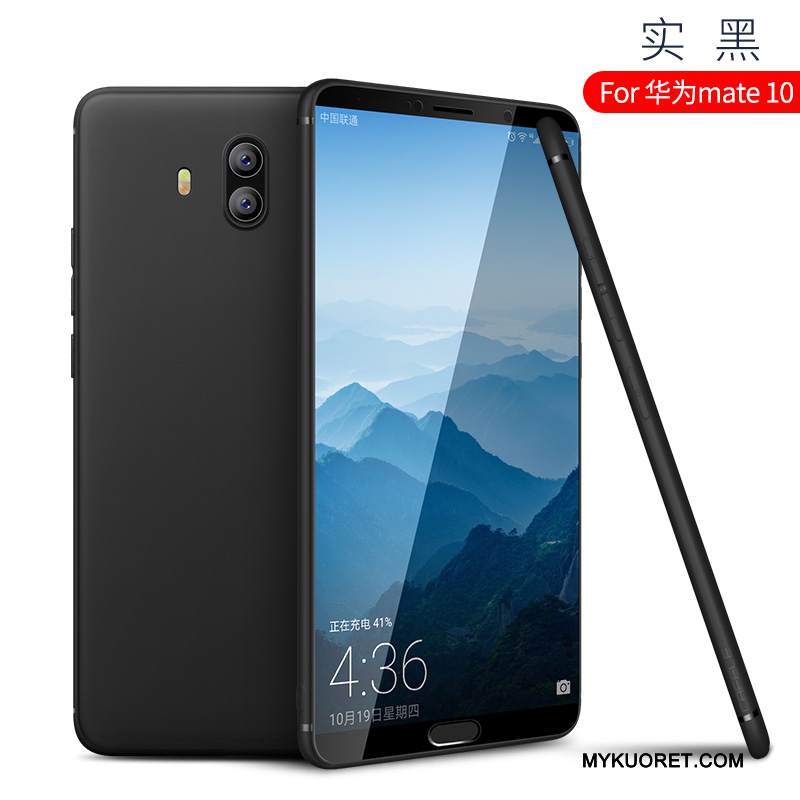 Kuori Huawei Mate 10 Laukut Pesty Suede Puhelimen Kuoret, Kotelo Huawei Mate 10 Pehmeä Neste Trendi Murtumaton