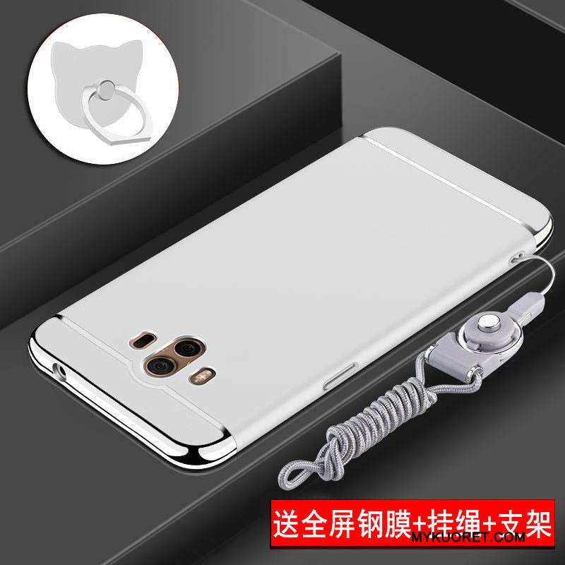 Kuori Huawei Mate 10 Laukut Pesty Suede Punainen, Kotelo Huawei Mate 10 Suojaus Kova Puhelimen Kuoret