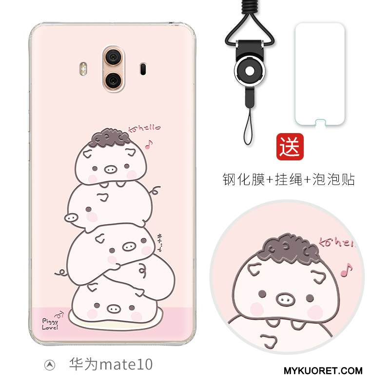 Kuori Huawei Mate 10 Laukut Puhelimen Kuoret Ihana, Kotelo Huawei Mate 10 Luova Murtumaton Vaaleansininen