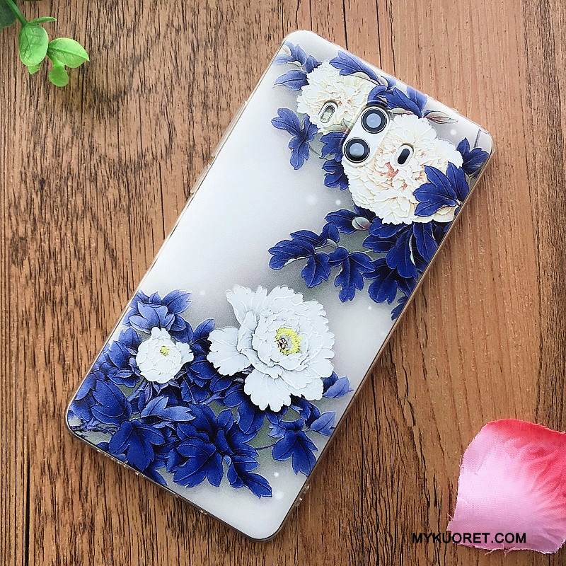 Kuori Huawei Mate 10 Laukut Sininen Puhelimen Kuoret, Kotelo Huawei Mate 10 Pehmeä Neste Persoonallisuus Murtumaton