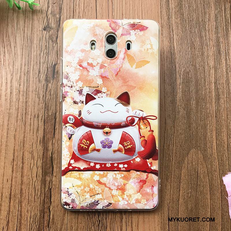 Kuori Huawei Mate 10 Laukut Sininen Puhelimen Kuoret, Kotelo Huawei Mate 10 Pehmeä Neste Persoonallisuus Murtumaton