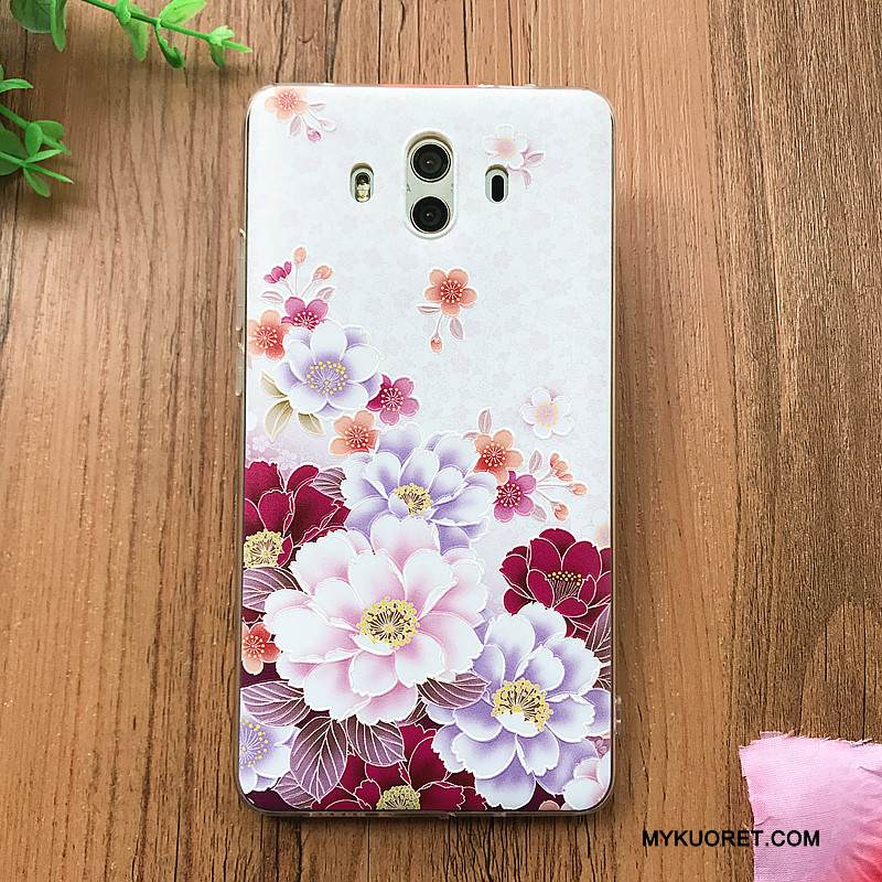 Kuori Huawei Mate 10 Laukut Sininen Puhelimen Kuoret, Kotelo Huawei Mate 10 Pehmeä Neste Persoonallisuus Murtumaton