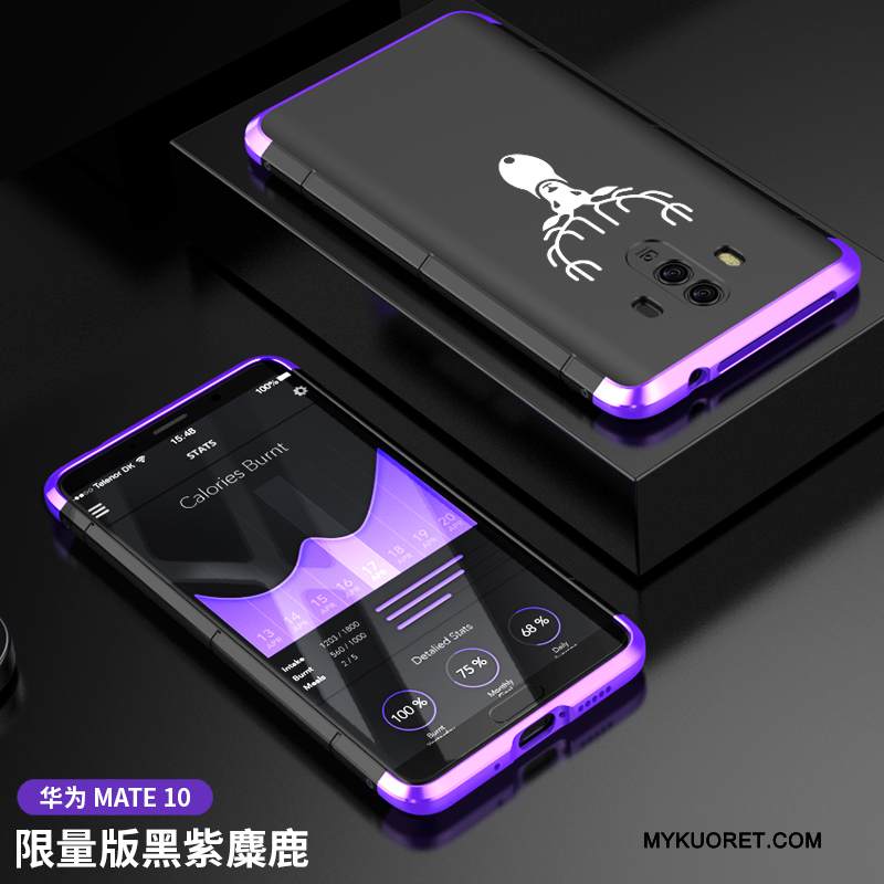 Kuori Huawei Mate 10 Laukut Trendi Violetti, Kotelo Huawei Mate 10 Luova Persoonallisuus Puhelimen Kuoret