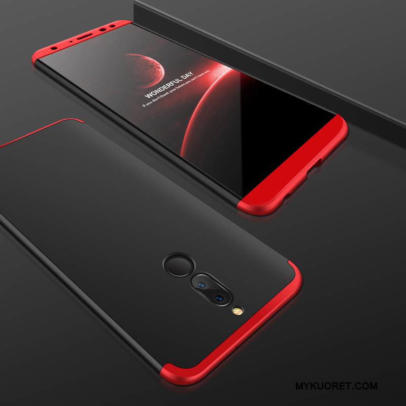 Kuori Huawei Mate 10 Lite Laukut Kova Puhelimen Kuoret, Kotelo Huawei Mate 10 Lite Suojaus Sininen Pesty Suede