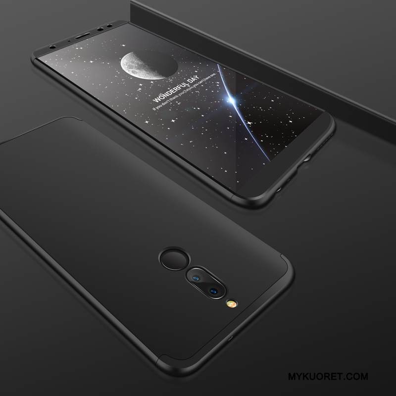 Kuori Huawei Mate 10 Lite Laukut Kova Puhelimen Kuoret, Kotelo Huawei Mate 10 Lite Suojaus Sininen Pesty Suede