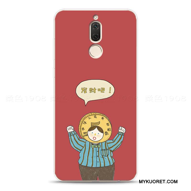 Kuori Huawei Mate 10 Lite Laukut Persoonallisuus Puhelimen Kuoret, Kotelo Huawei Mate 10 Lite Pehmeä Neste Yksinkertainen Keltainen