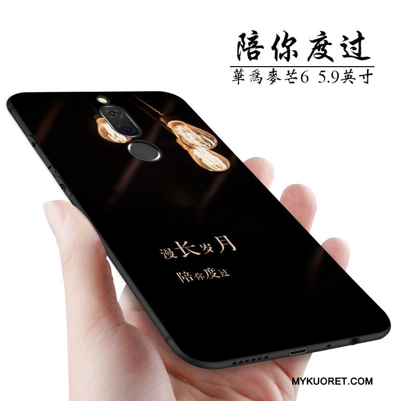 Kuori Huawei Mate 10 Lite Laukut Pesty Suede Harmaa, Kotelo Huawei Mate 10 Lite Luova Puhelimen Kuoret Persoonallisuus