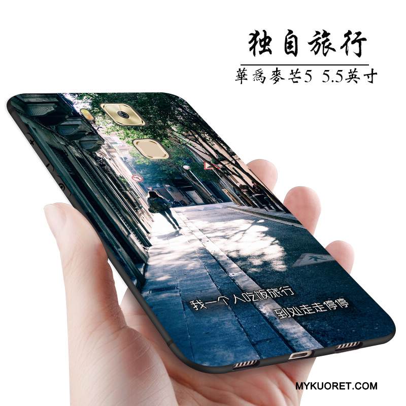 Kuori Huawei Mate 10 Lite Laukut Pesty Suede Harmaa, Kotelo Huawei Mate 10 Lite Luova Puhelimen Kuoret Persoonallisuus