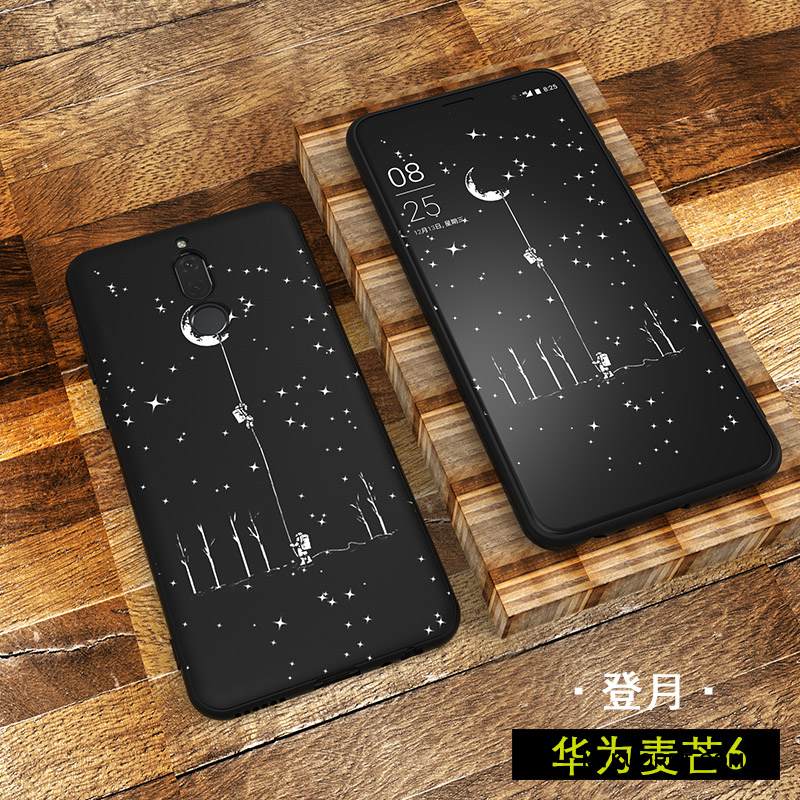 Kuori Huawei Mate 10 Lite Laukut Puhelimen Kuoret Musta, Kotelo Huawei Mate 10 Lite Silikoni Trendi Murtumaton