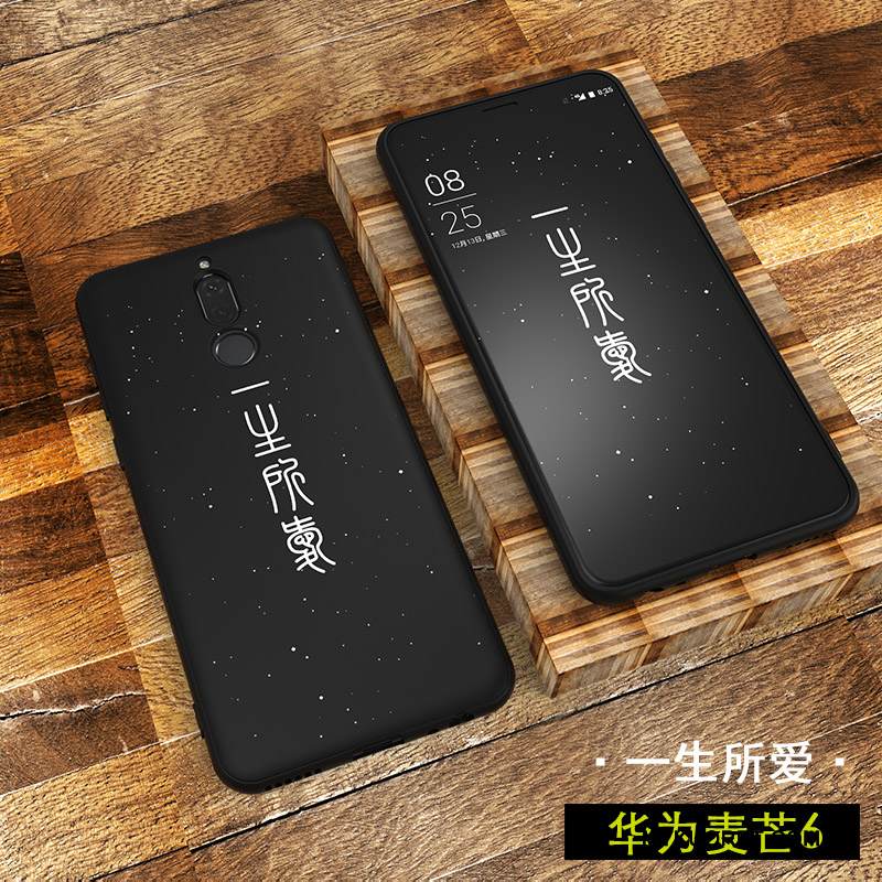 Kuori Huawei Mate 10 Lite Laukut Puhelimen Kuoret Musta, Kotelo Huawei Mate 10 Lite Silikoni Trendi Murtumaton