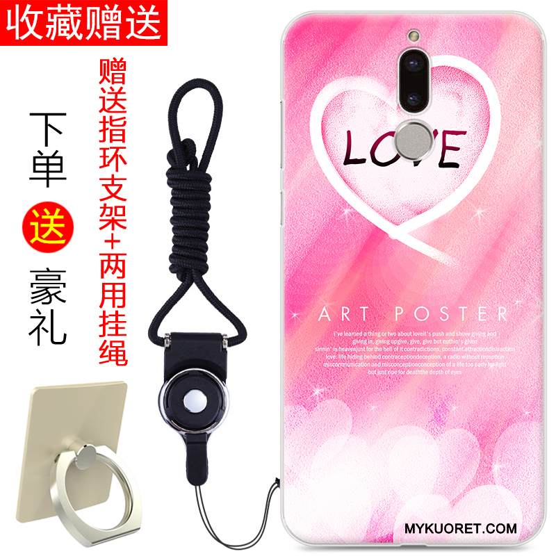 Kuori Huawei Mate 10 Lite Laukut Puhelimen Kuoret Persoonallisuus, Kotelo Huawei Mate 10 Lite Silikoni Trendi Vaaleansininen