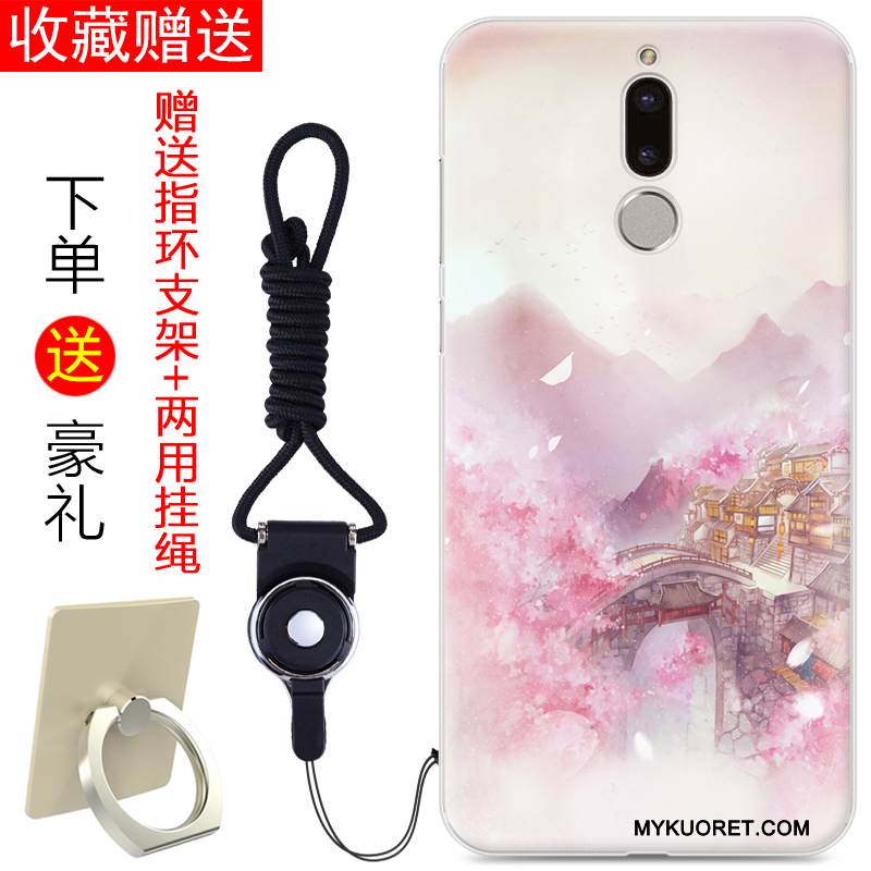 Kuori Huawei Mate 10 Lite Laukut Puhelimen Kuoret Persoonallisuus, Kotelo Huawei Mate 10 Lite Silikoni Trendi Vaaleansininen