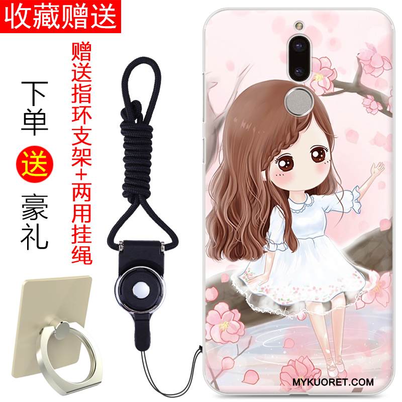 Kuori Huawei Mate 10 Lite Laukut Puhelimen Kuoret Persoonallisuus, Kotelo Huawei Mate 10 Lite Silikoni Trendi Vaaleansininen