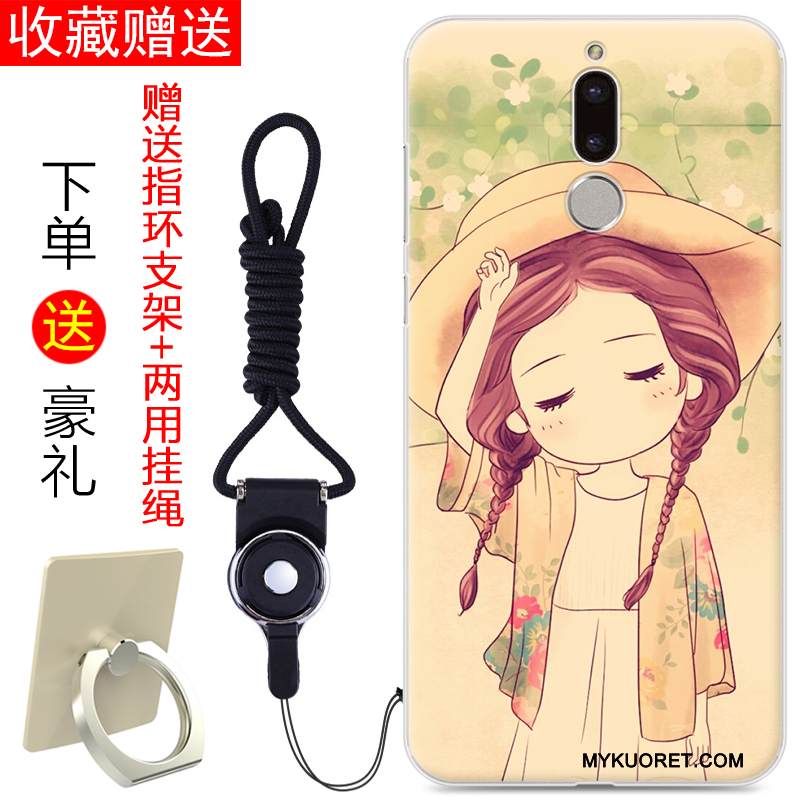 Kuori Huawei Mate 10 Lite Laukut Puhelimen Kuoret Persoonallisuus, Kotelo Huawei Mate 10 Lite Silikoni Trendi Vaaleansininen