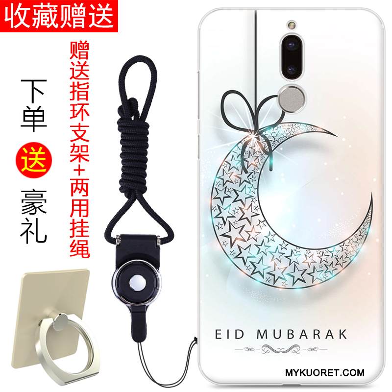 Kuori Huawei Mate 10 Lite Laukut Puhelimen Kuoret Persoonallisuus, Kotelo Huawei Mate 10 Lite Silikoni Trendi Vaaleansininen